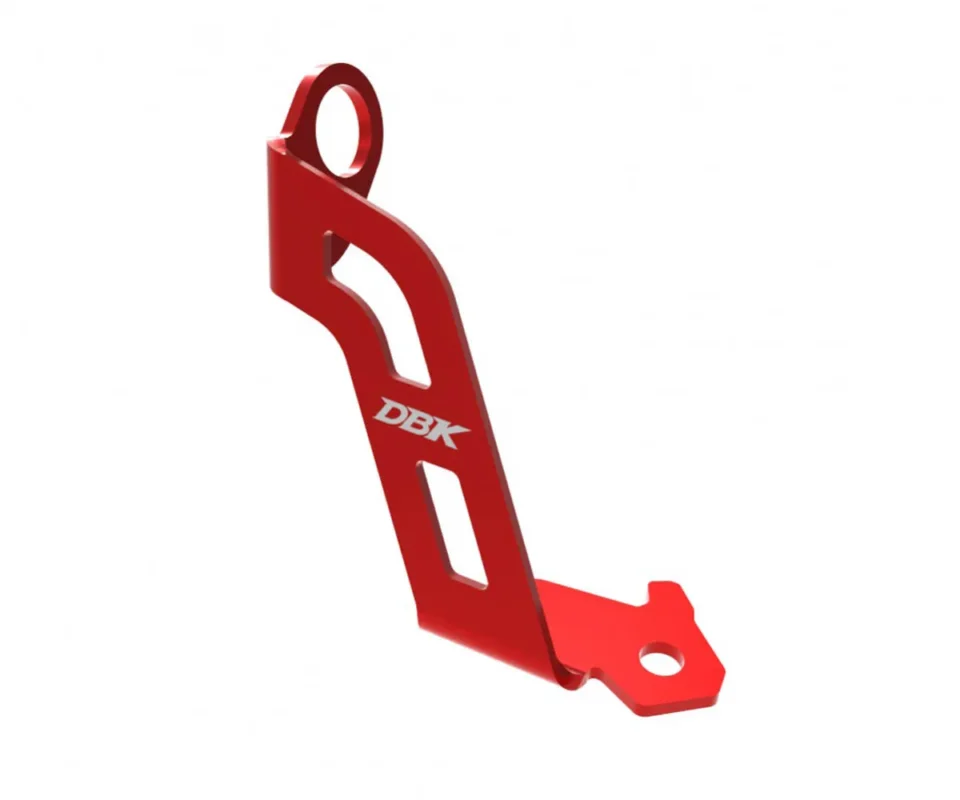 Spedizione Gratuita Staffa Vaschetta LIQUIDO FRIZIONE Rosso Dbk Per Ducati Panigale V2Modelli dal 2025 al 2026 STA23A