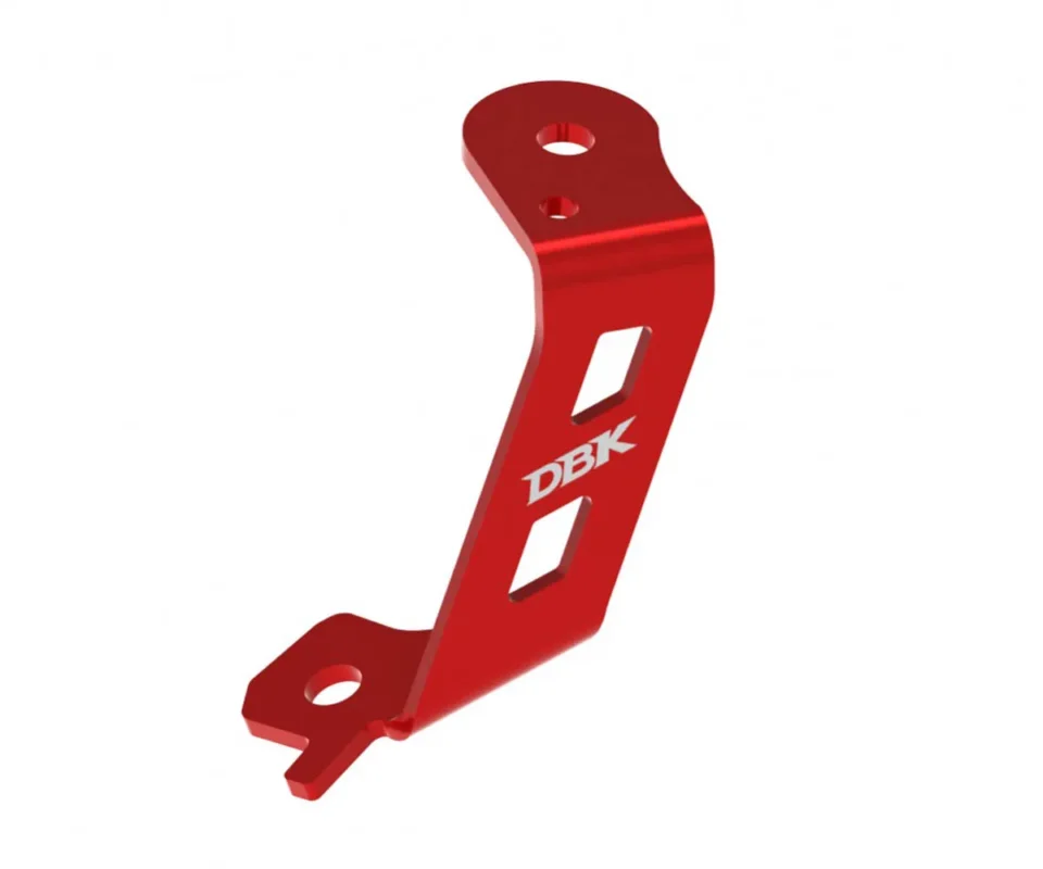 Nuovo Arrivo Staffa Vaschetta Liquido FRENO Rosso Dbk Per Ducati SuperSport 950Modelli dal 2021 al 2026 STA22A