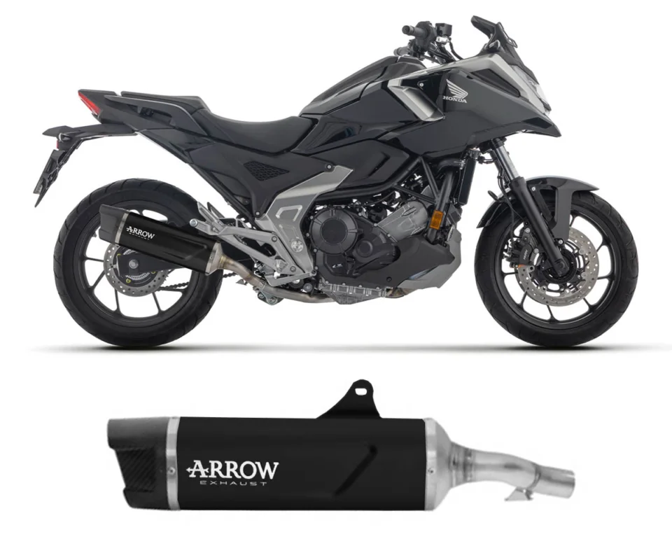 Direttamente Dal Produttore Terminale Arrow Indy Race EVO Alluminio Dark+fondello carb Honda NC 750 XModelli dal 2025 al 2026 71997AKN