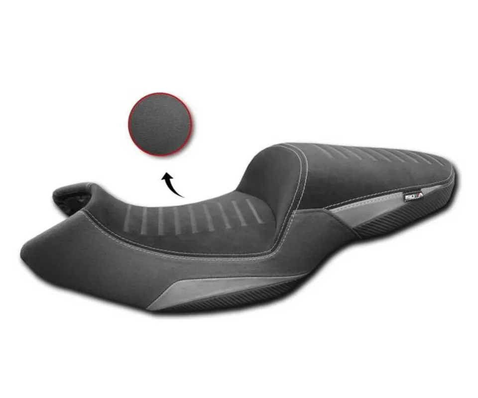 Popolare Sella Isotta Comfort Nero Ribassata 2,5 cmPer Bmw F 900 XRModelli dal 2020 al 2026 SE1201-N