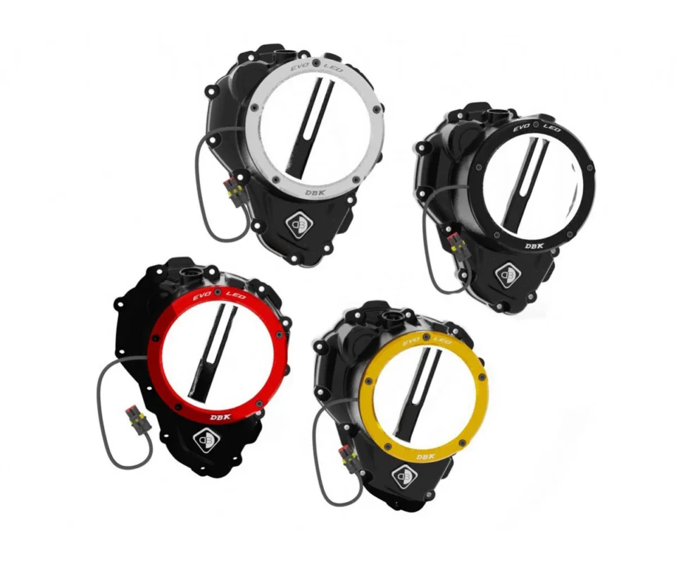 Solo Oggi Coperchio Frizione Trasparente EVO LED Dbk Per Triumph SPEED TRIPLE 1200Modelli dal 2021 al 2026 CCDVL16