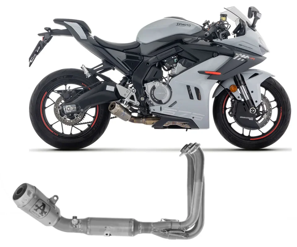 Soddisfatti O Rimborsati Scarico Completo Arrow Pro Race Nichrom per CF Moto SR-R 675Modelli dal 2025 al 2026 71096PRI