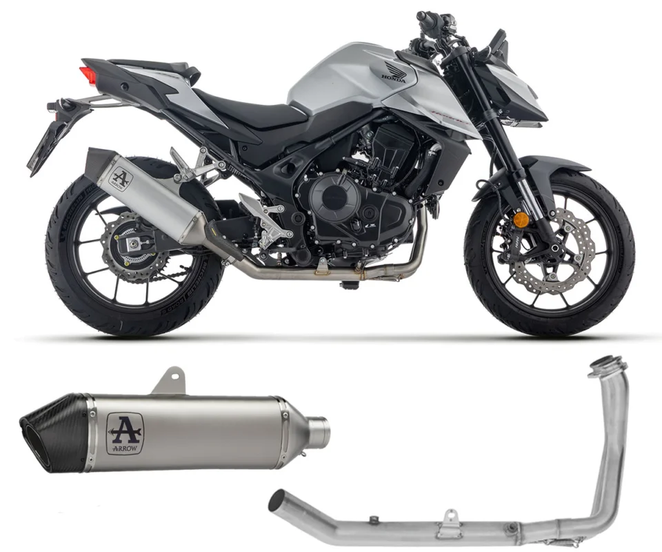 Prezzo Scontato Scarico Completo Arrow Veloce Alluminio HONDA CB 750 HORNETModelli dal 2025 al 2026 71503VA + 71811MI