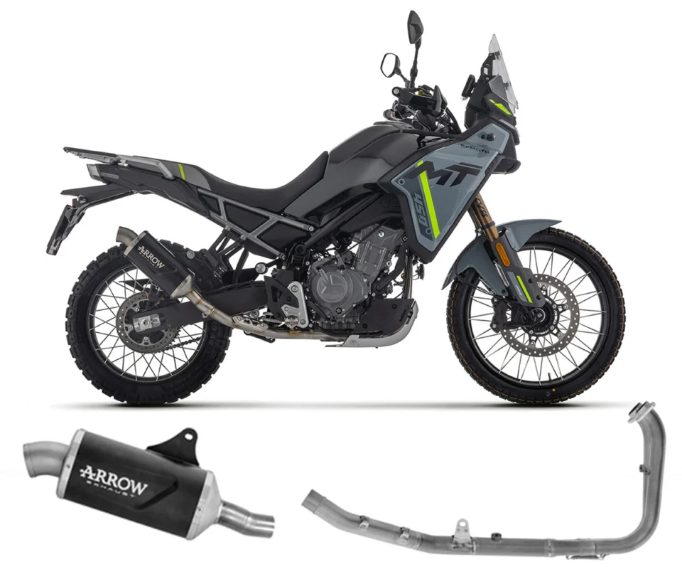 Scarico Completo No uso stradale Arrow Indy Race EVO alluminio Dark CF MOTO 450 MTModelli dal 2025 al 2026. 72659AON + 71795MI A Buon Prezzo