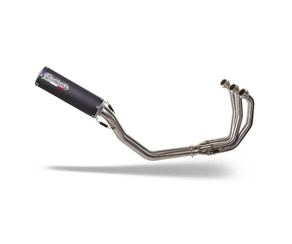 Scarico Completo GPR omologato M3 Black Titanium per Yamaha Tracer 900 GTModelli dal 2018 al 2020 E4.CO.Y.201.2.CAT.M3.BT Popolare