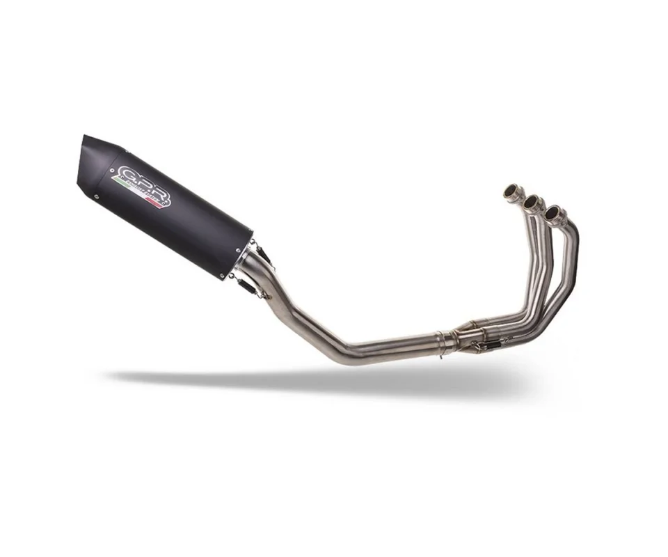 Prezzo Basso Scarico Completo GPR omologato Furore Evo4 Nero per Yamaha Tracer 900 GTModelli dal 2018 al 2020 E4.CO.Y.201.2.CAT.FNE4
