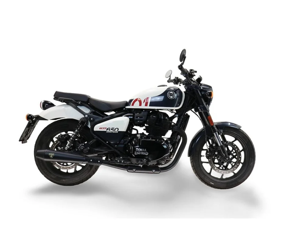 Terminale di Scarico GPR omologato Ultracone Black per Royal Enfield Shotgun 650Modelli dal 2024 al 2026 ROY.14.CAT.ULTRA.BL Prezzo Scontato