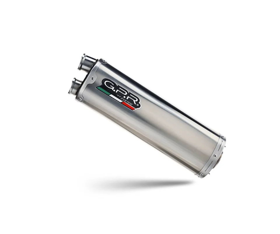 Terminale di Scarico GPR omologato Dual Inox per Kove 800XModelli dal 2024 al 2026 KOV.2.DUAL.IO Ultima Occasione