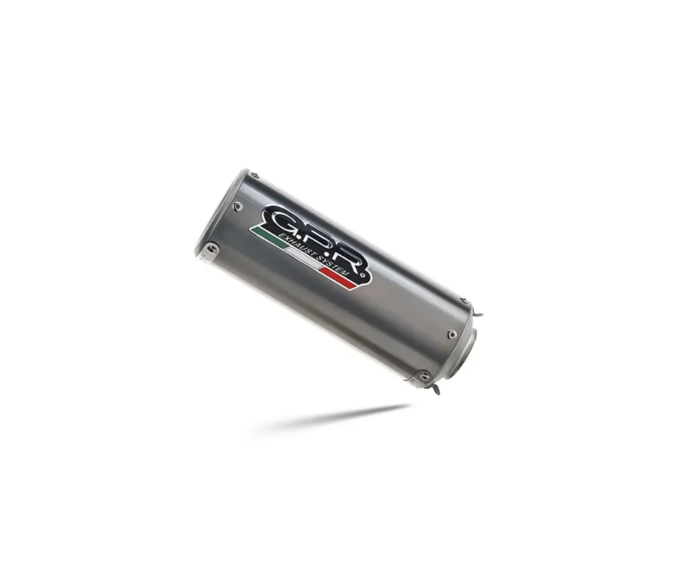 Terminale di Scarico GPR omologato M3 Titanium Natural per Cf Moto 700 CL-X Heritage Modelli dal 2025 al 2026 E5.CF.12.1.M3.TN Di Tendenza