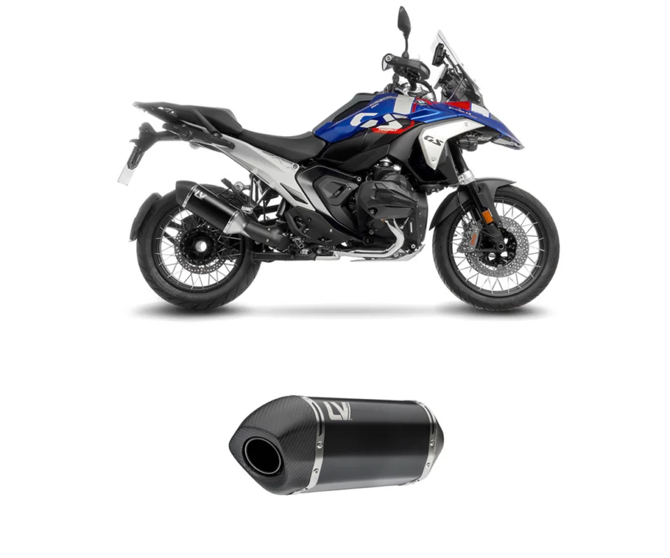 Terminale di Scarico Leovince LV-14 BLACK EDITION per BMW R 1300 GSModelli dal 2025 al 2026 15604B Offerta Speciale