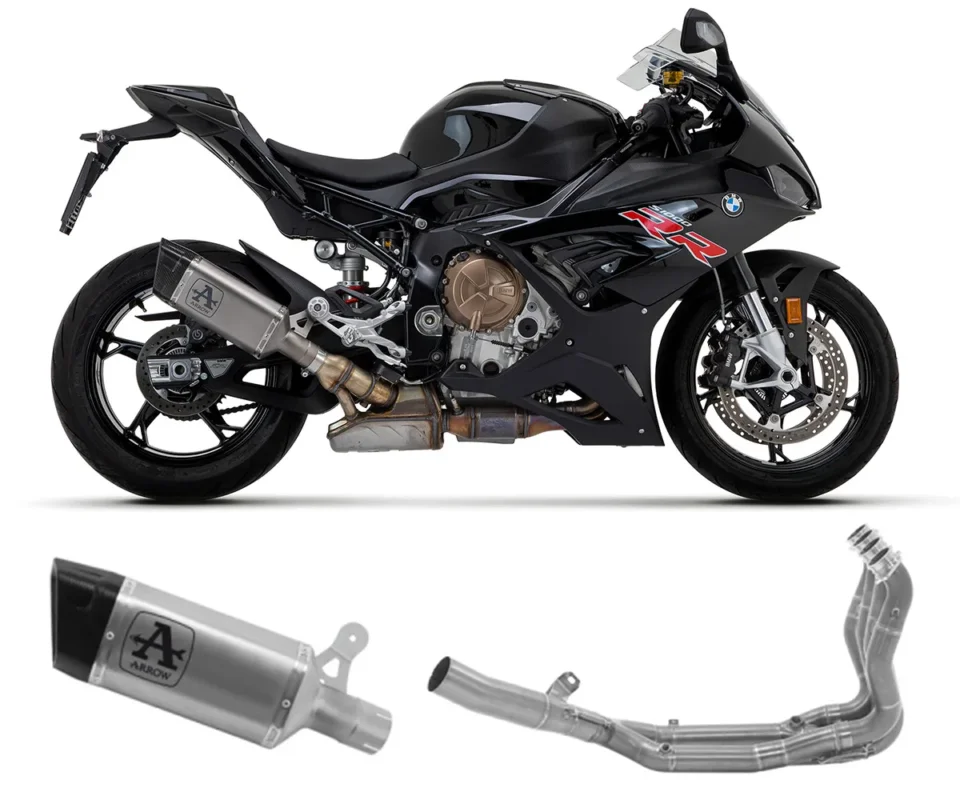 Scarico Completo Arrow Pista Full Titanio No Uso Stradale BMW S 1000 RRModelli dal 2019 al 2024 71006PT + 71768MI Occasione