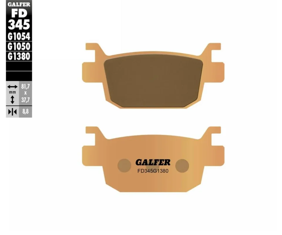 Galfer Pastiglie Freno Posteriore BENELLI TRK 502 XModelli dal 2017 al 2026 FD345 FD345G1380 Promozione Esclusiva