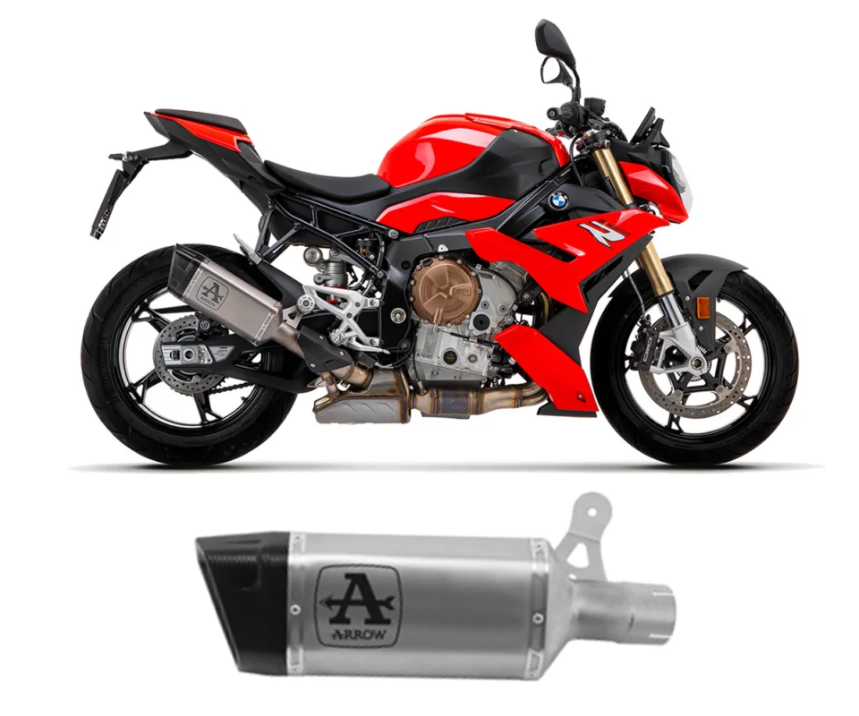 Spedito Oggi Terminale Scarico Arrow Pista Titanio No Uso Stradale BMW S 1000 RModelli dal 2021 al 2024 71006PT