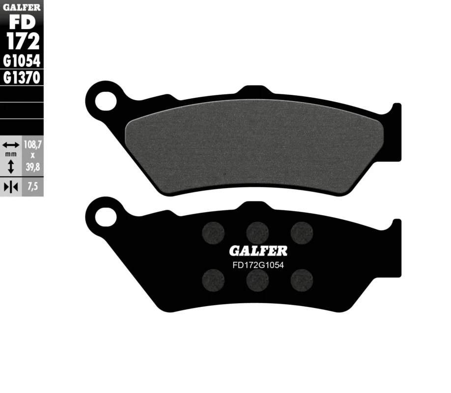 Bestseller Galfer Pastiglie Freno Posteriore BENELLI TRK 502 X (LLANTA RADIOS)Modelli dal 2017 al 2026 FD172 FD172G1054