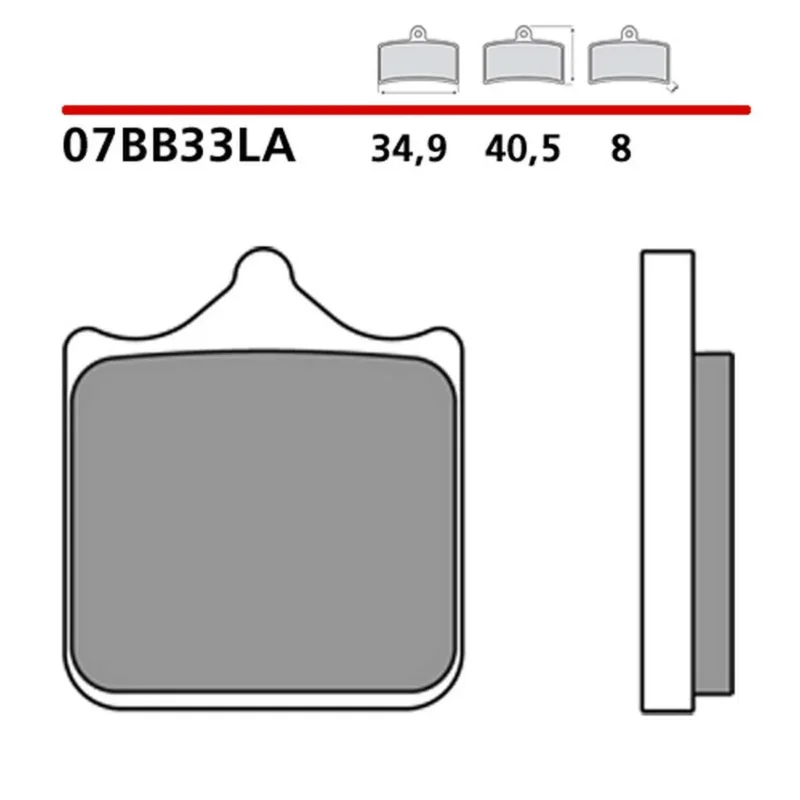 Spedizione Espresso Pastiglie Brembo Freno Anterioriper Benelli TRK 702 XModelli dal 2023 al 2026 07BB33RC