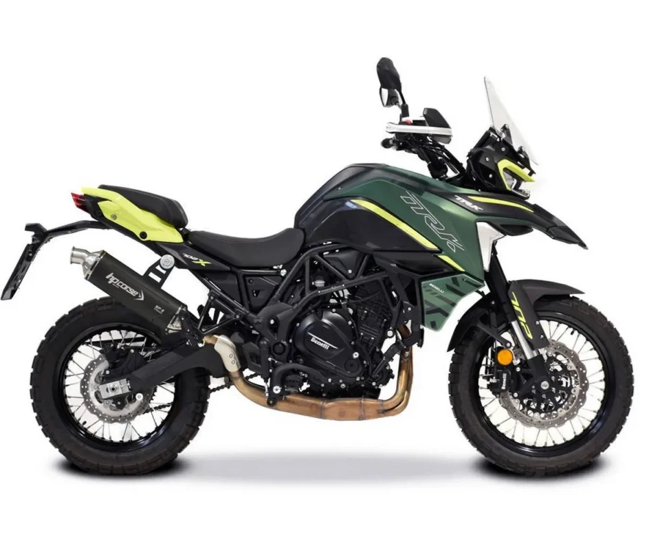 Terminale Scarico Hp corse SP-2 Titanio Nero per Benelli TRK 702 / XModelli dal 2023 al 2024. BE702XSP2C-AB Promozione Esclusiva