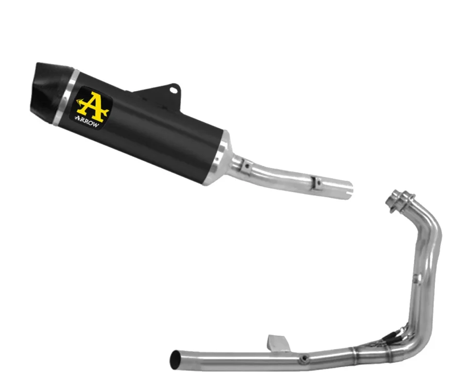 Scarico Completo Arrow Indy-Race no uso stradale Alluminio DarkYAMAHA TENERÉ 700Modelli dal 2025 al 2026 72661AKN + 72201PD Scelto Dai Clienti