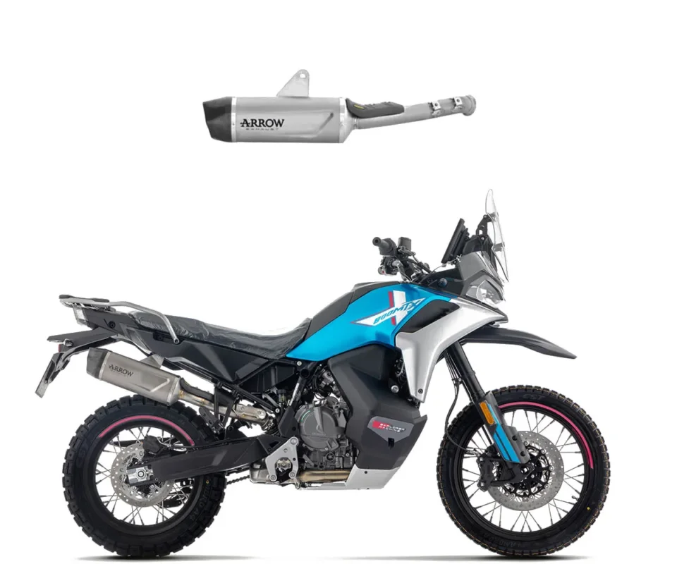 Prezzo Scontato Terminale Arrow Indy Race EVO titanio+fondello carby per CF MOTO 800 MT-XModelli dal 2025 al 2026 71992PK