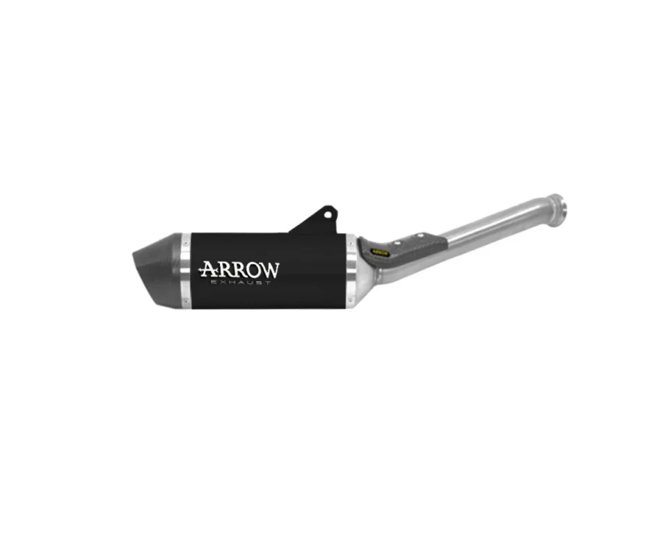 Scarico Completo Arrow Race-Tech Alluminio Dark Fondello Carbonio CF Moto 800 MTModelli dal 2025 al 2026. 71991AKN + 71719MIC Subito Disponibile