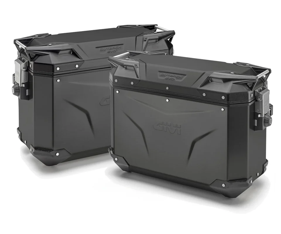 Ordina Subito Givi Coppia Valigie Laterali Trekker Outback EVO Smart Nero 37Lt + Kit KTM 790 AdventureModelli dal 2023 al 2026 OBKEV37BL + OBKEV37BR + PLO7717CAM