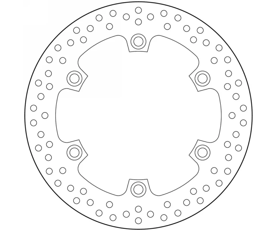 Economico Disco Freno Fisso Brembo Serie Oro Posteriore per Honda ADV 350Modelli dal 2021 al 2026 68B407A6