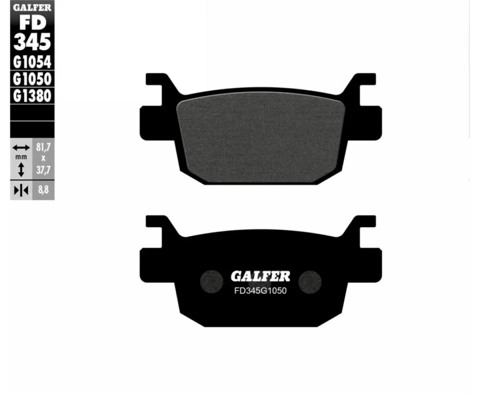 Galfer Pastiglie Freno Posteriore HONDA ADV 350Modelli dal 2022 al 2026 FD345 FD345G1050 Promo Stagionale