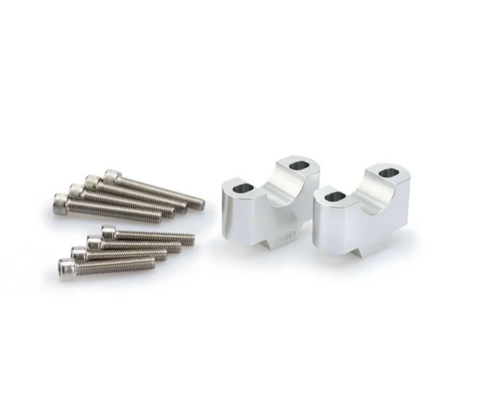 Risers PUIG per Manubri Honda X-Adv 750Modelli dal 2024 al 2026 Silver 3740P Ultimissimo Modello