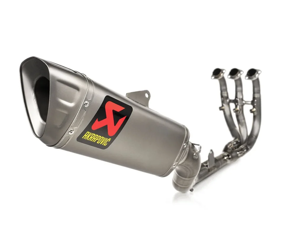 Più Venduto Impianto di Scarico Completo Racing in Titanio/Inox Akrapovic per Yamaha R9Modelli: 2024 S-Y9R21-EET