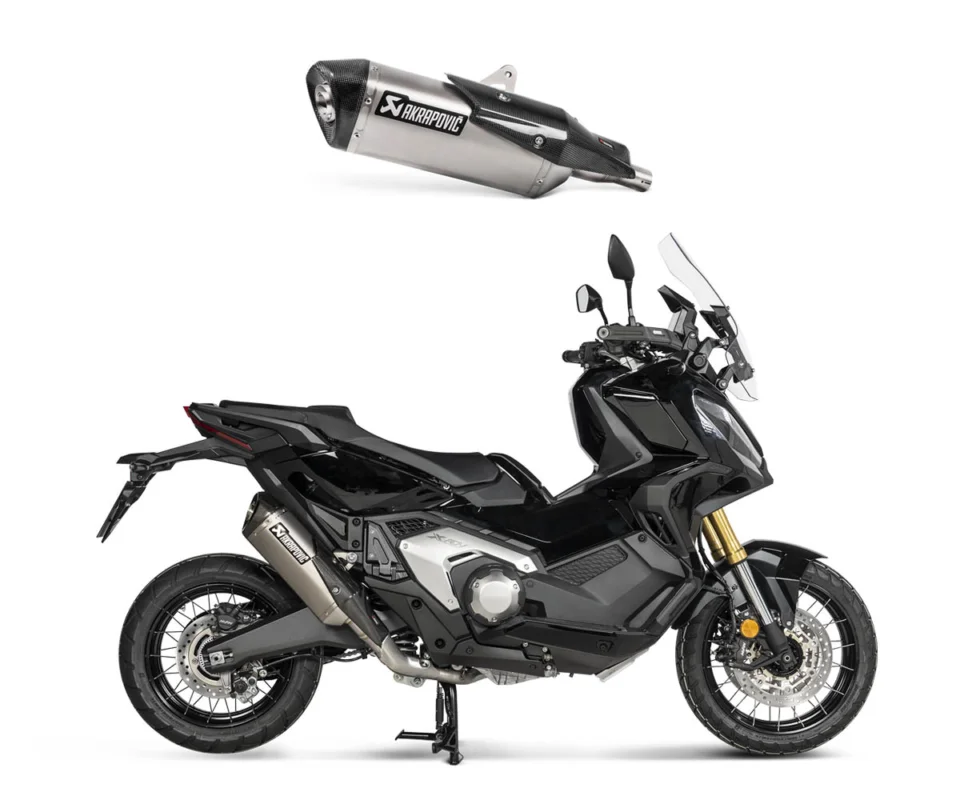 Offerta Lampo Terminali Scarichi Akrapovic Slip-on Line Titanio Honda X-Adv 750Modelli dal 2021 al 2024 S-H7SO4-HRT/1