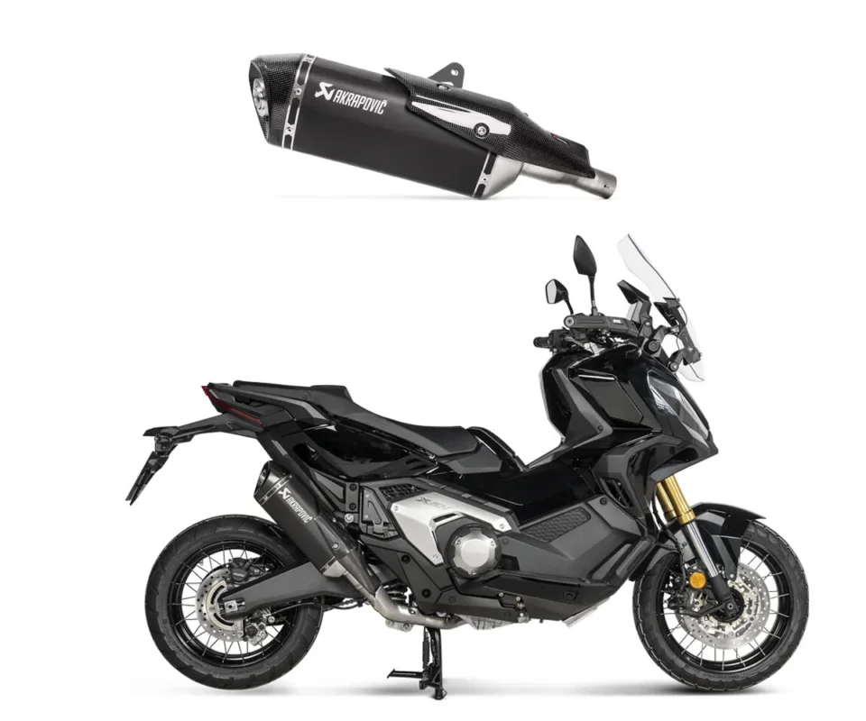 Terminali Scarichi Akrapovic Slip-on Line Titanio Honda X-Adv 750Modelli dal 2021 al 2024 S-H7SO4-HRTBL/1 Nuova Collezione