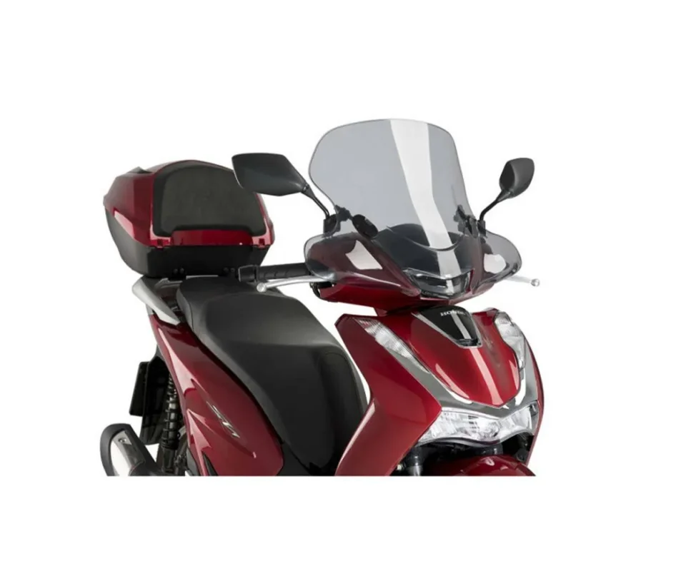 Cupolino PUIGSCOOTER CITY TOURING Honda SH 350Modelli dal 2021 al 2026 FUME CHIARO 21112H Vendita Finale