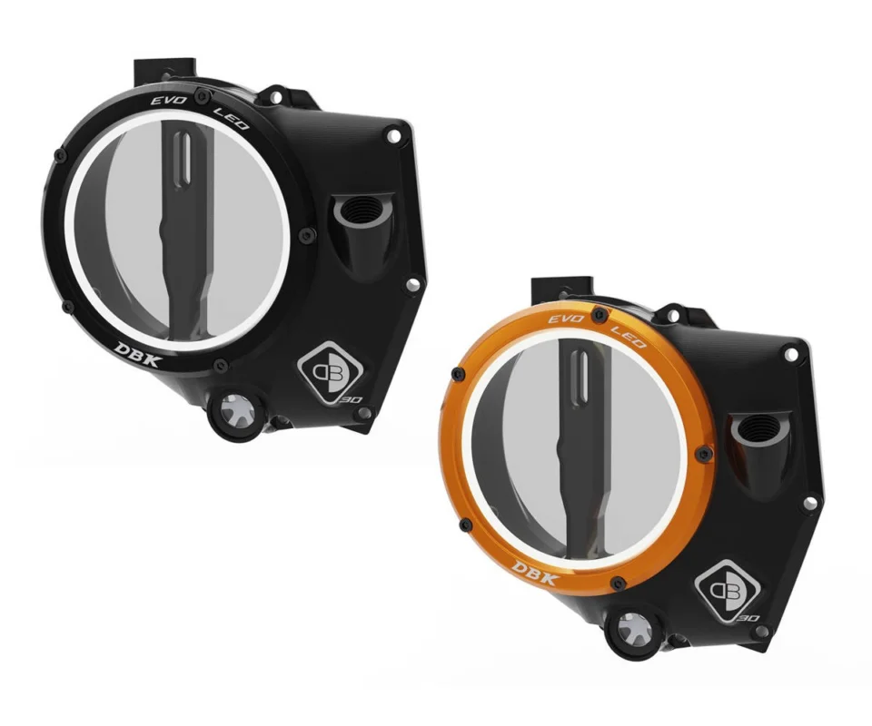 Carter Frizione EVO LED Trasparente Dbk Per KTM 990 DUKE / RModelli dal 2024 al 2026 CCDVL14 Offerta Lampo