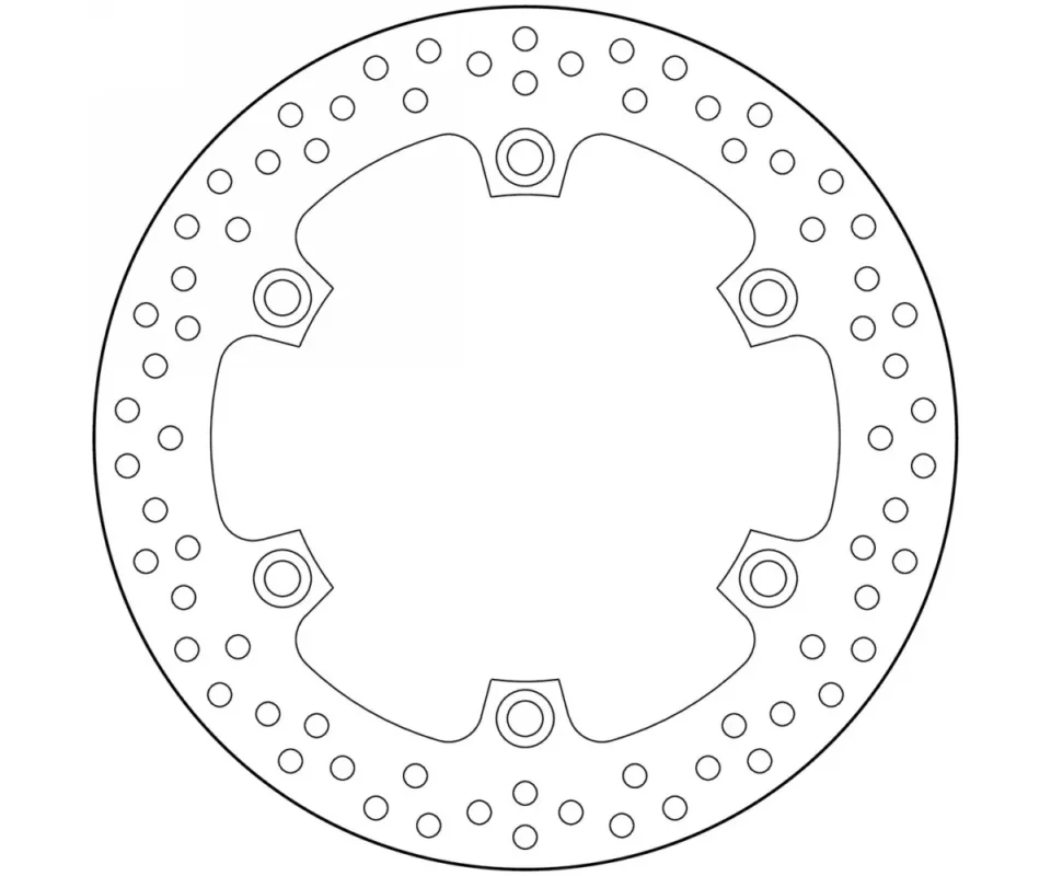 Disco Freno Fisso Brembo Serie Oro Posteriore per Honda SH 350 350Modelli dal 2021 al 2026 68B407A6 Spedizione Espresso