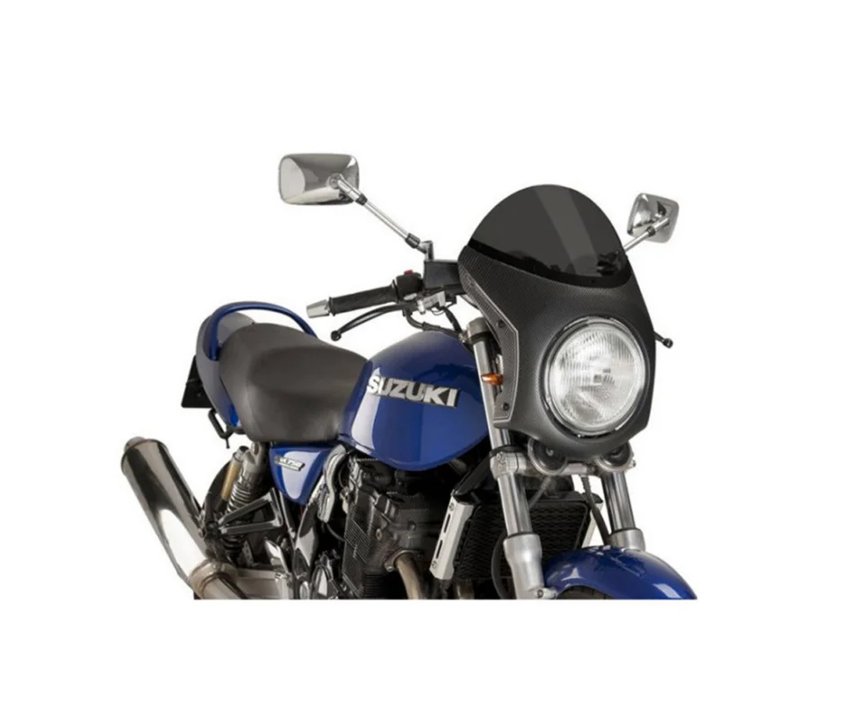 Non Perdere Cupolino PUIG Fume Scuro - Carbon Semicarenatoper Triumph Scrambler 400 XModelli dal 2024 al 2026 9515F