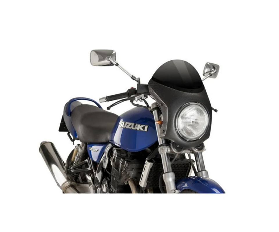 Soddisfatti O Rimborsati Cupolino PUIG Nero - Carbon Semicarenatoper Triumph Scrambler 400 XModelli dal 2024 al 2026 9515N