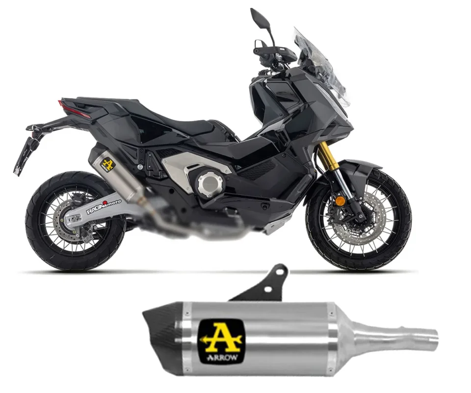 Terminale di Scarico Arrow Race Tech Corto Titanio Honda X-Adv 750Modelli dal 2025 al 2026 71985PKC Nuovo Arrivo