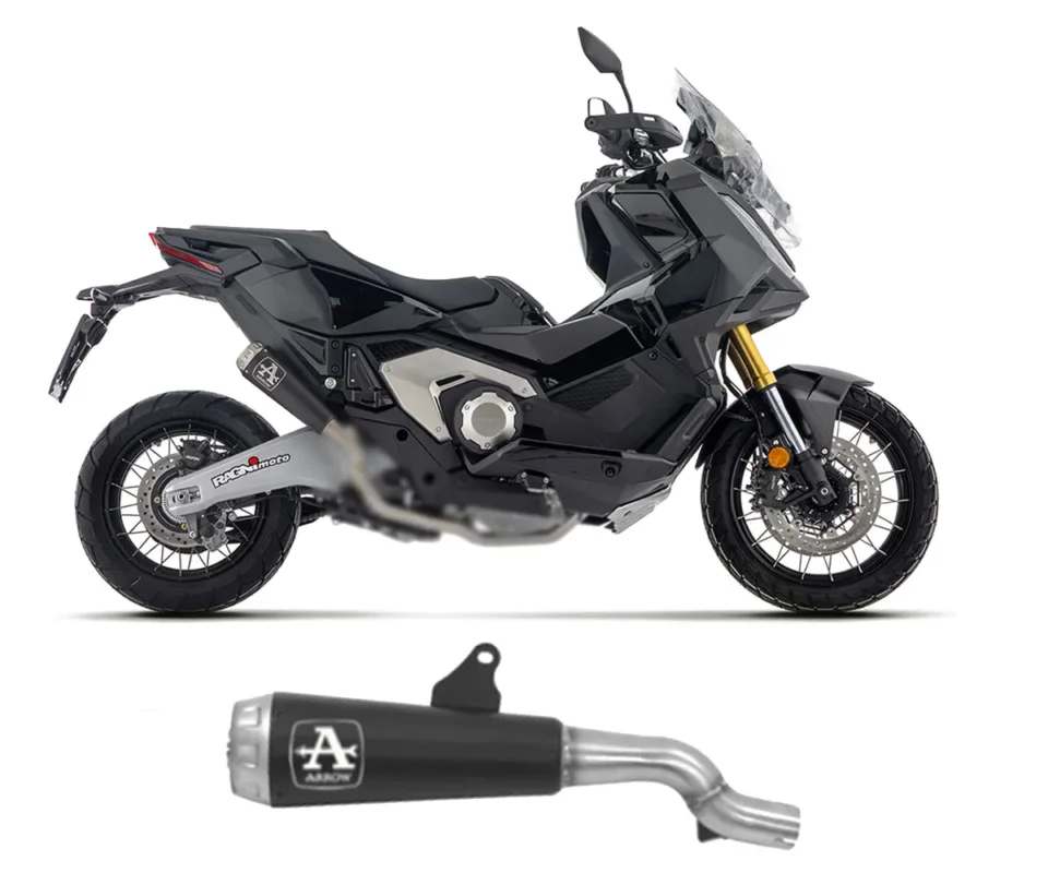 Spedizione Espresso Terminale di Scarico Arrow Pro Race Nichrom Dark Honda X-Adv 750Modelli dal 2025 al 2026 71985PRN
