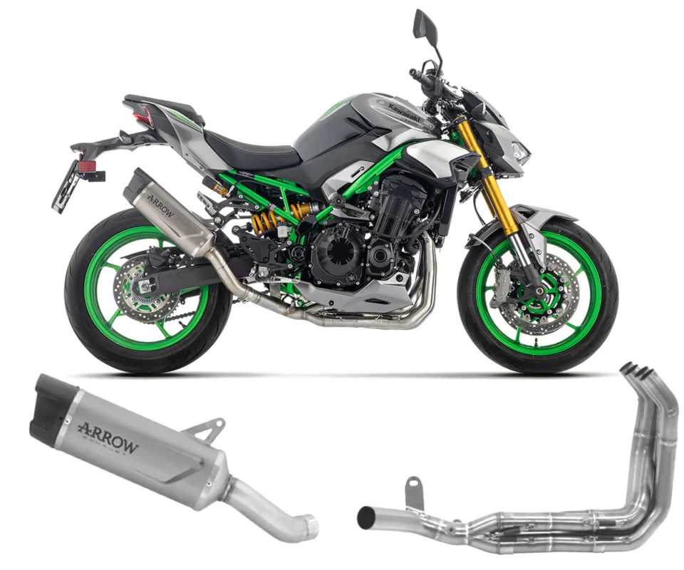 Scarico Completo Arrow Indy Race EVO Titanio KAWASAKI Z 900Modelli dal 2025 al 2026 71986PK + 71799MI Promozione Esclusiva