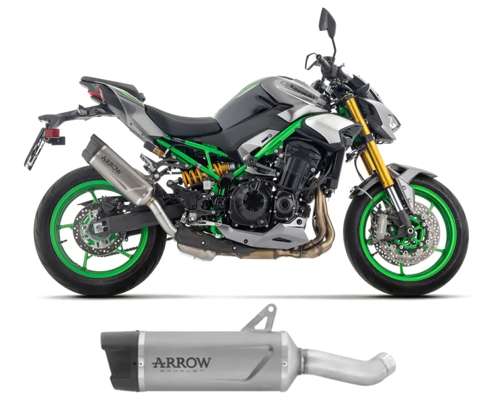 Terminale di Scarico Arrow Indy Race EVO Titanio per KAWASAKI Z 900Modelli dal 2025 al 2026 71986PK Saldi