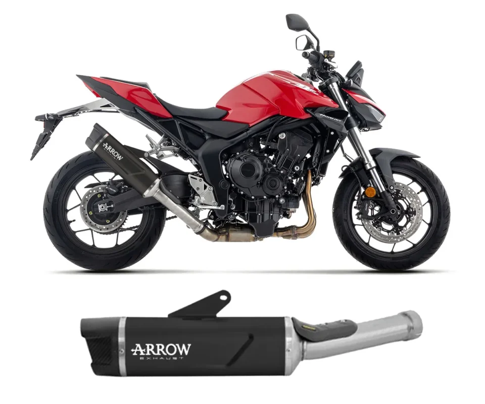 Terminale di Scarico Arrow Indy Race EVO Alluminio Nero per HONDA CB 1000 HORNETModelli dal 2025 al 2026 71982AKN Offerta Del Giorno