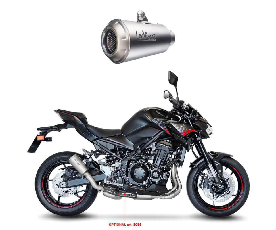 Sconto Terminale di Scarico Leovince LV-10 TITANIUMper KawasakiZ 900Modelli dal 2020 al 2024 15239T