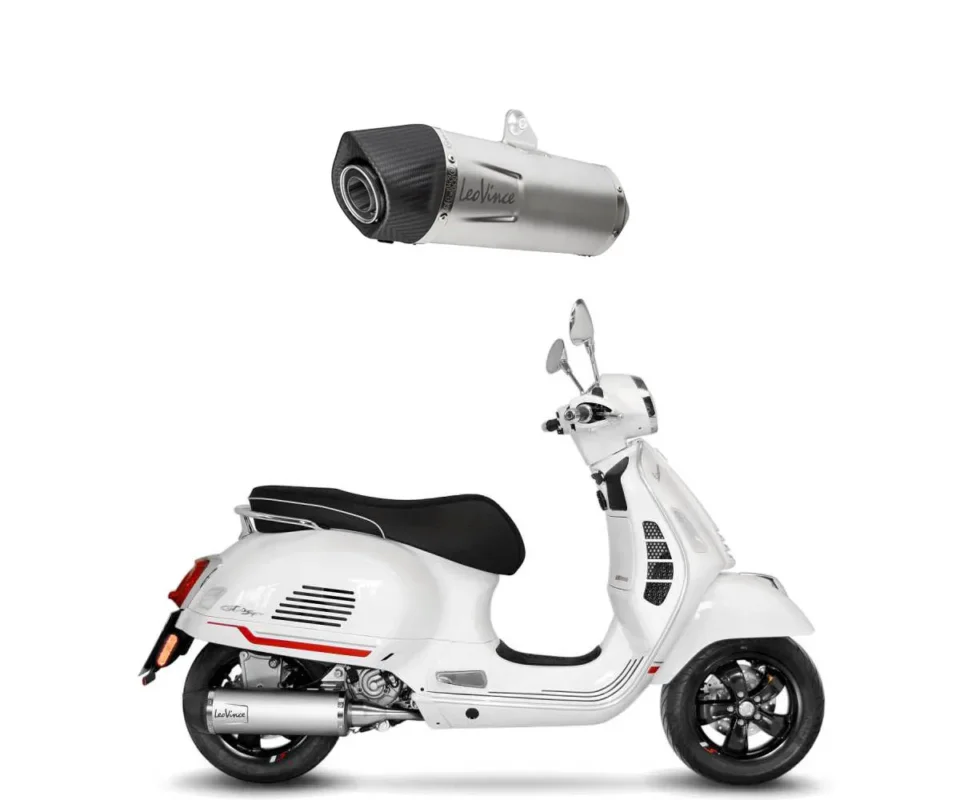 Promozione Terminale di Scarico Leovince LV ONE EVOper Piaggio Vespa 300Modelli dal 2021 al 2024 14362EU