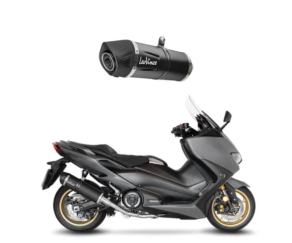 Terminale di Scarico Leovince LV ONE EVO BLACK EDITIONper Yamaha T-Max 560Modelli dal 2020 al 2024 14342EBU Offerta Speciale