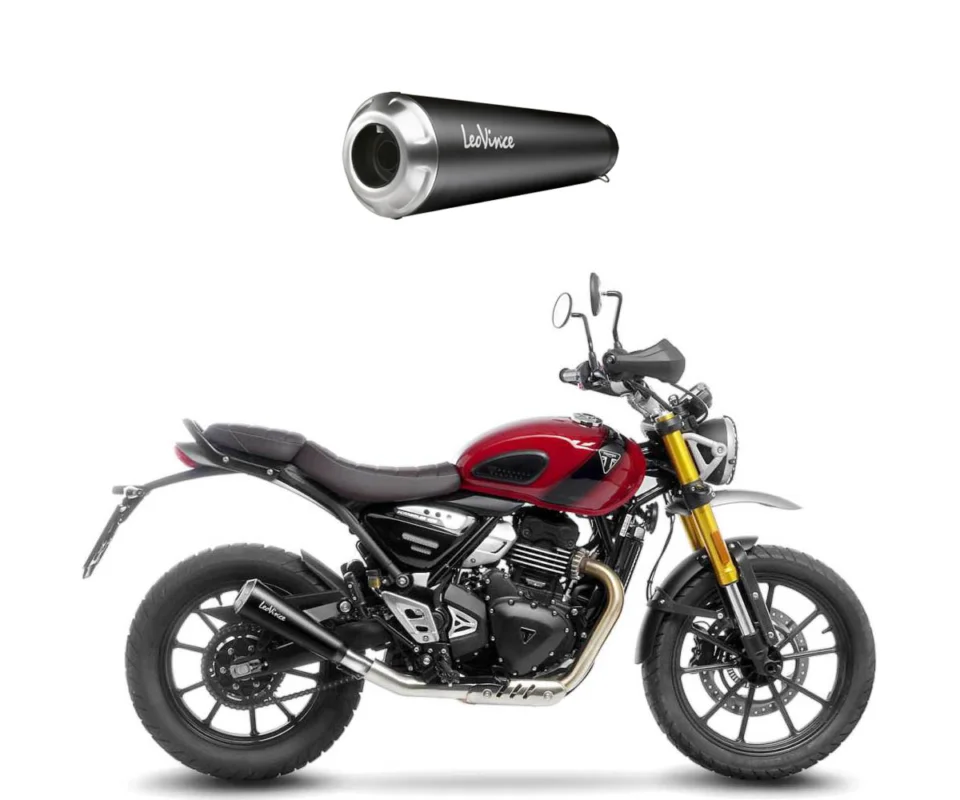 Professionale Terminale di Scarico Leovince GP ONEper Triumph Scrambler 400 XModelli: 2024 15132
