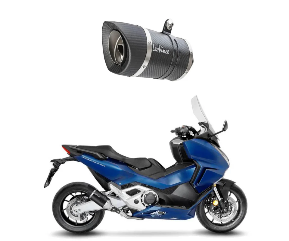 Terminale di Scarico Leovince LV PRO CARBON FIBERper Honda Forza 750Modelli dal 2021 al 2024 14194E Spedizione Espresso