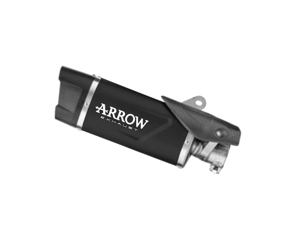 Terminale di Scarico Arrow Indy Race EVO Alluminio Dark per Yamaha Yzf R1Modelli dal 2025 al 2026 71983AKN Offerta Limitata
