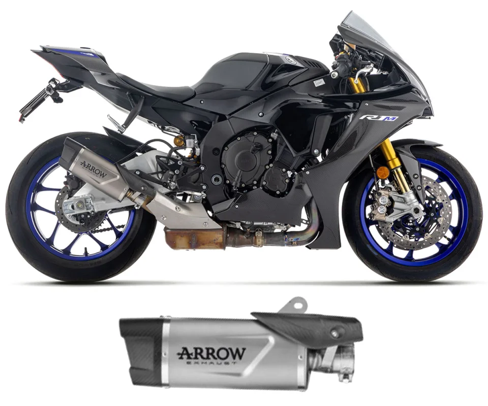 Direttamente Dal Produttore Terminale di Scarico Arrow Indy Race EVO Titanio per Yamaha Yzf R1Modelli dal 2025 al 2026 71983PK