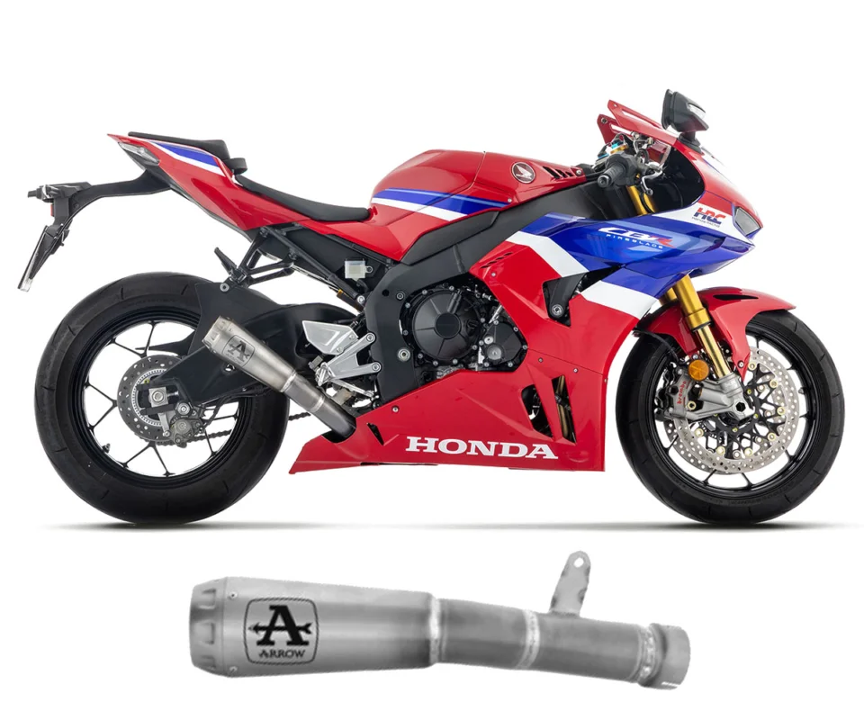 Terminale di Scarico Arrow PRO-RACE Titanio per HONDA CBR 1000 RR-RModelli: 2024 71225PR Spedizione Gratuita