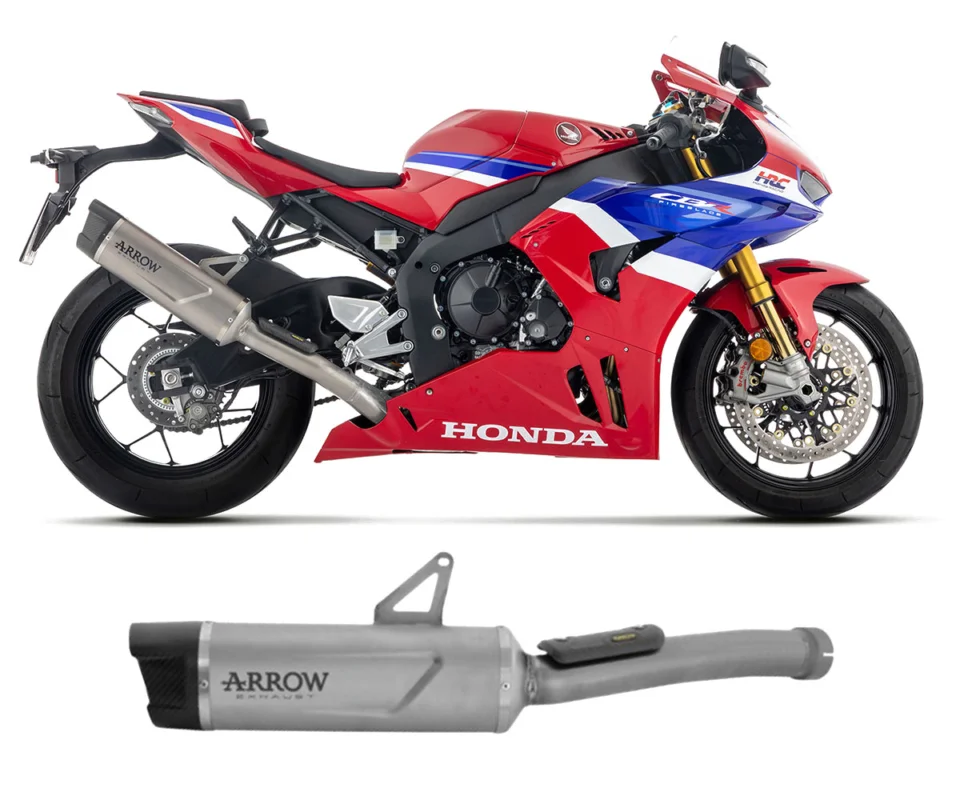 Terminale di Scarico Arrow Indy Race EVO Titanio per HONDA CBR 1000 RR-RModelli: 2024 71984PK Sconto