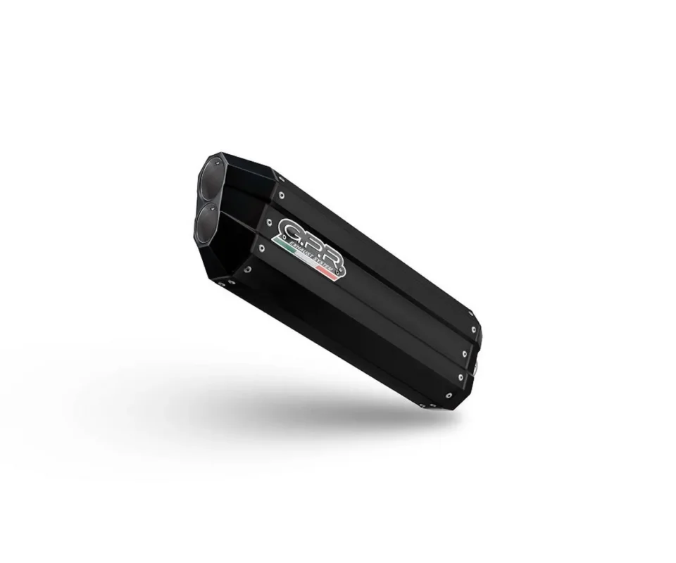 Terminale di Scarico GPR omologato Hyper Sonic Black Titanium per Benelli Trk 702 XModelli dal 2023 al 2024 BE.25.HYSOBLK Direttamente Dal Produttore